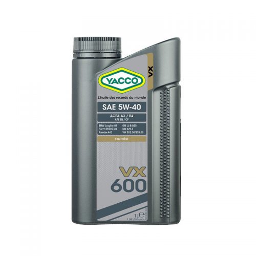 Масло YACCO VX 600 5W40
