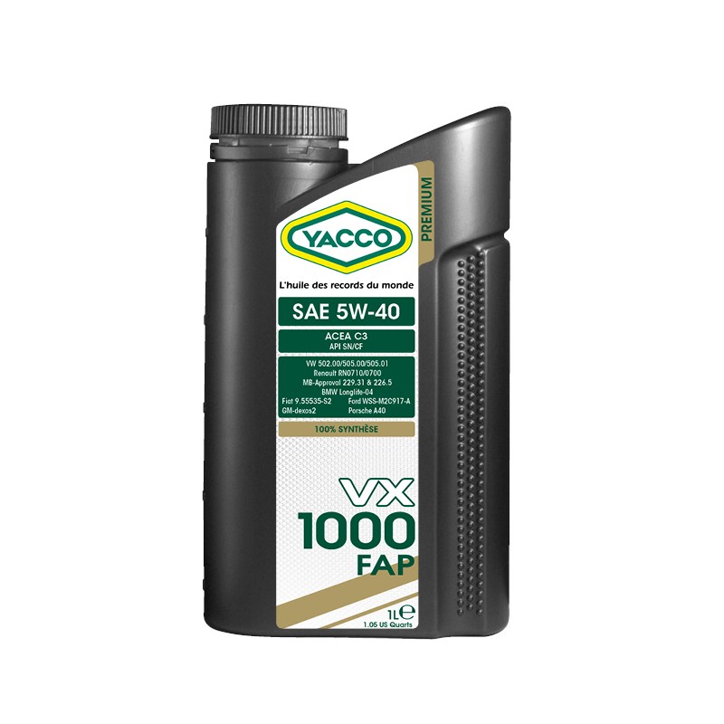 Моторное масло yacco 5w40