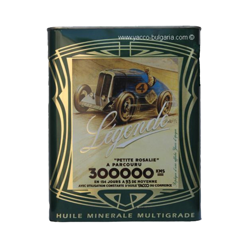 Масло YACCO LEGENDE MULTIGRADE 15W50