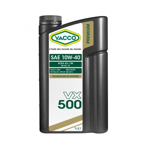 Масло YACCO VX 500 10W40